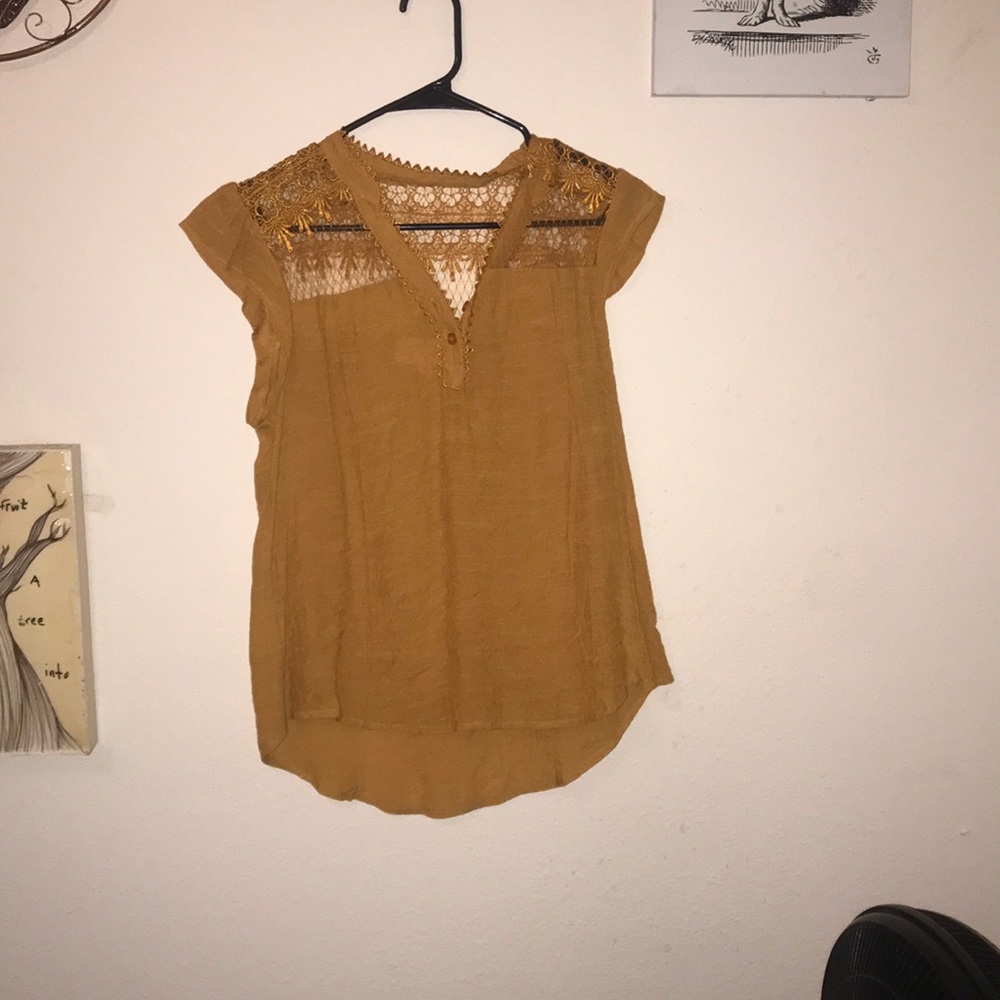 Yellow blouse